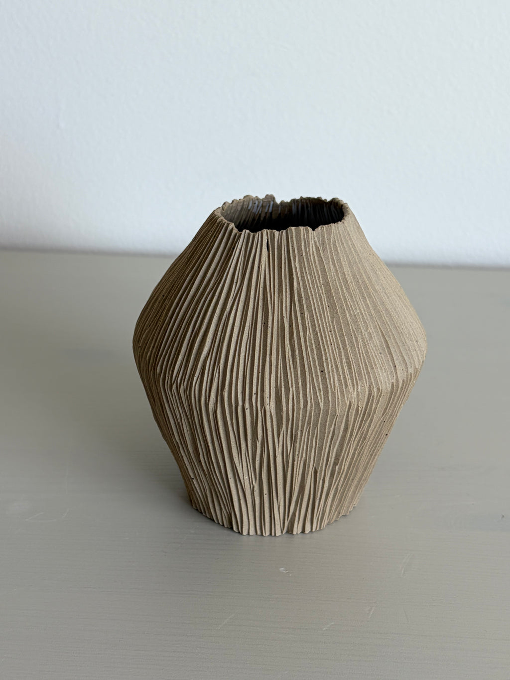 Squat seedpod vase