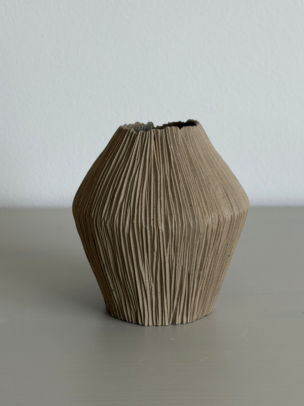 Squat seedpod vase
