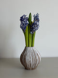 Glaze-drip seedpod vase