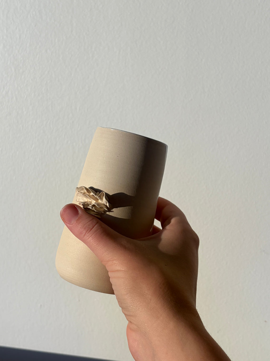 Frilly mushroom mug - A